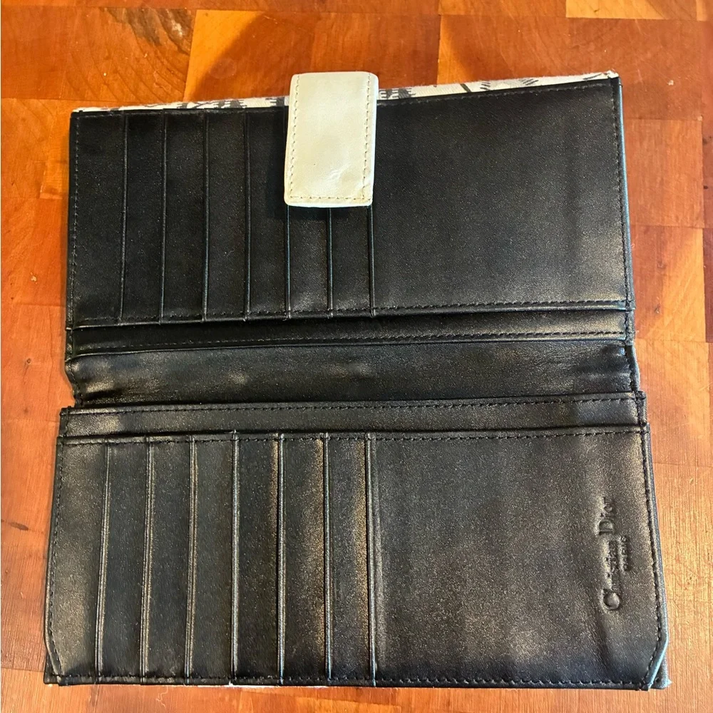 Authentic Christian Dior Galliano Diorissimo Saddle Long Wallet Girly Collection